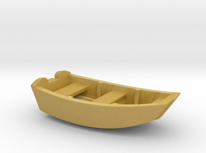 Dinghy Boat O Scale Classic 3d printed 