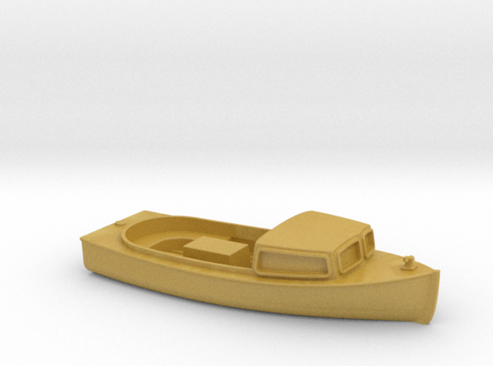Cabin Cruiser Boat HO Scale 3d printed