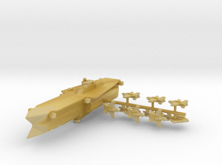 NuBlazers Svenish Carrier & Fighters - Fleetscale 3d printed 
