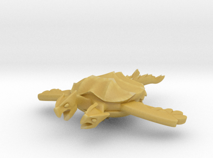 Fleetscale Turtle Space Kaiju Duo Gamas 3d printed