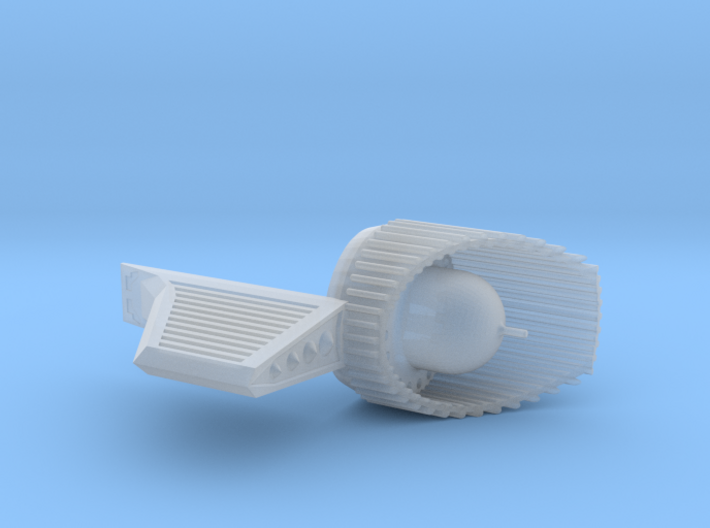 TOS 18 inch nacelle end cap 3d printed