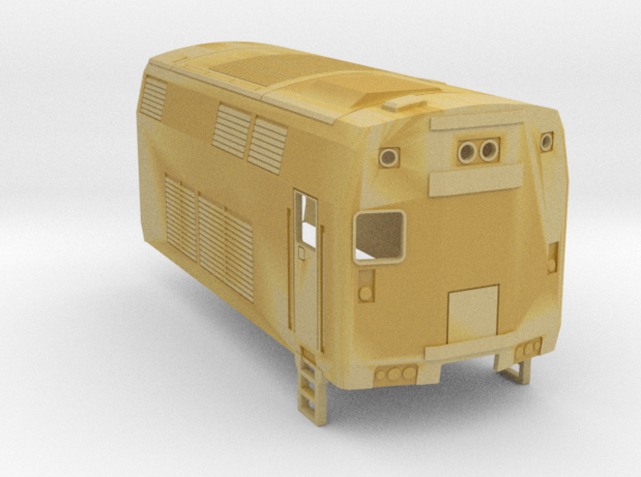 P32 Locomotive Rear Section - H0 Scale 3d printed
