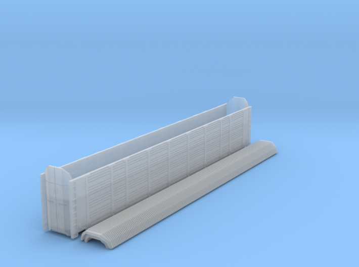 89´ Enclosed Auto Carrier in NScale 3d printed