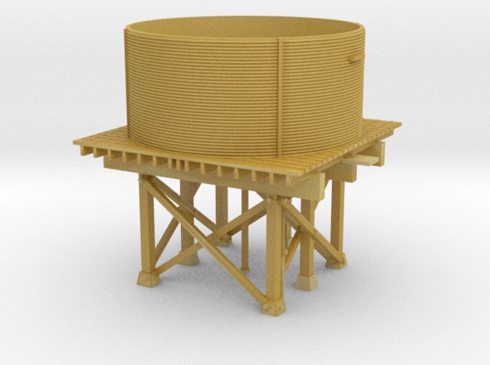 VR Narrow Gauge 10,000 gallon Water Tank(HO/1:87) 3d printed