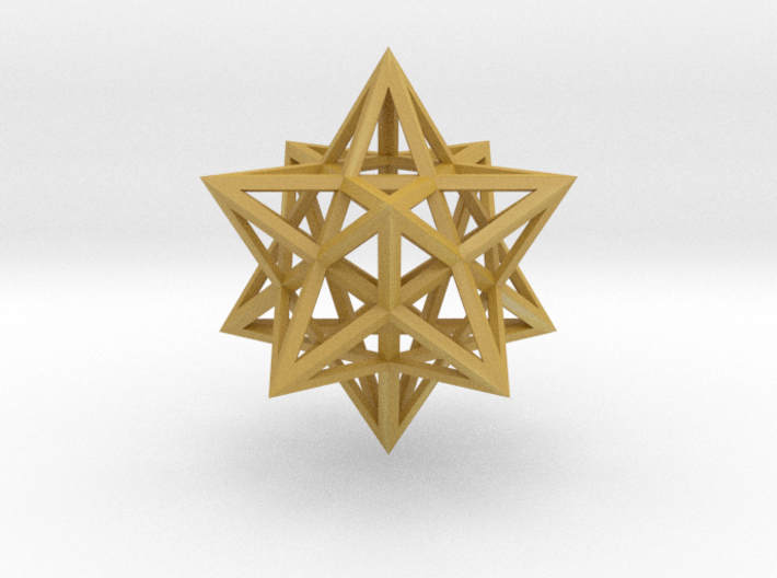 Stellated Dodecahedron 1.6&quot; 3d printed