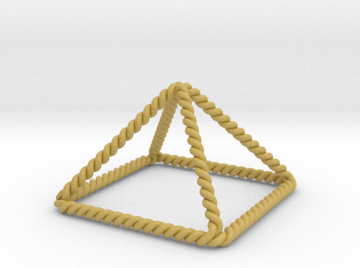 Twisted Giza Pyramid 2.2&quot; 3d printed