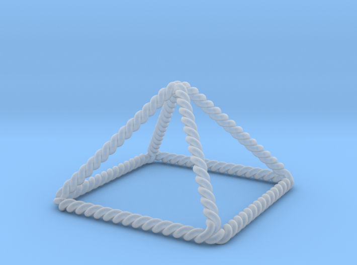 Twisted Giza Pyramid 2.2&quot; 3d printed