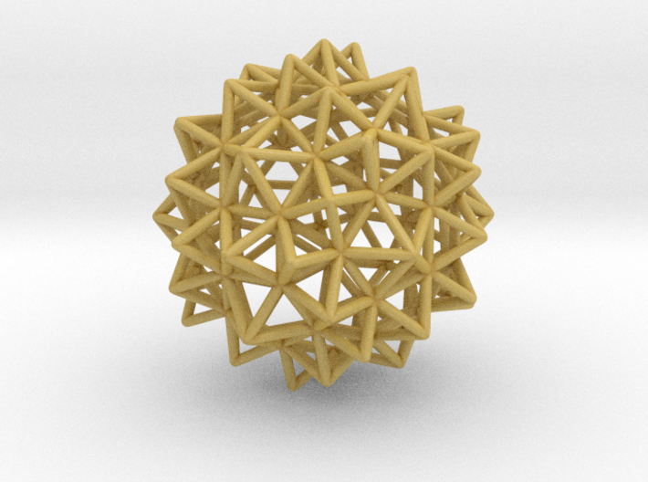 Stellated Rhombicosidodecahedron 2&quot; 3d printed