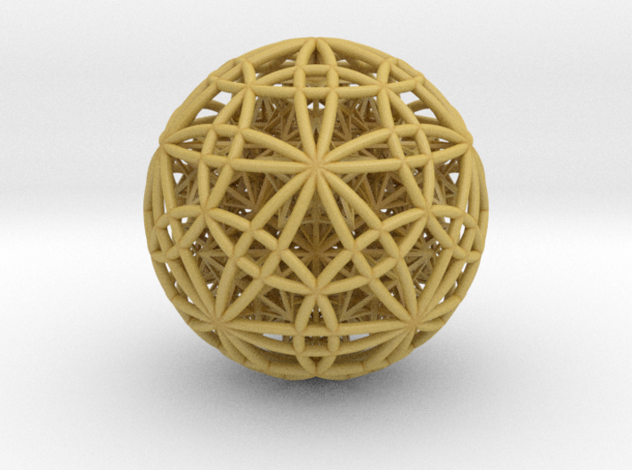 IcosaDodeca w/ Nested 14 Stellated Dodecahedrons 3d printed