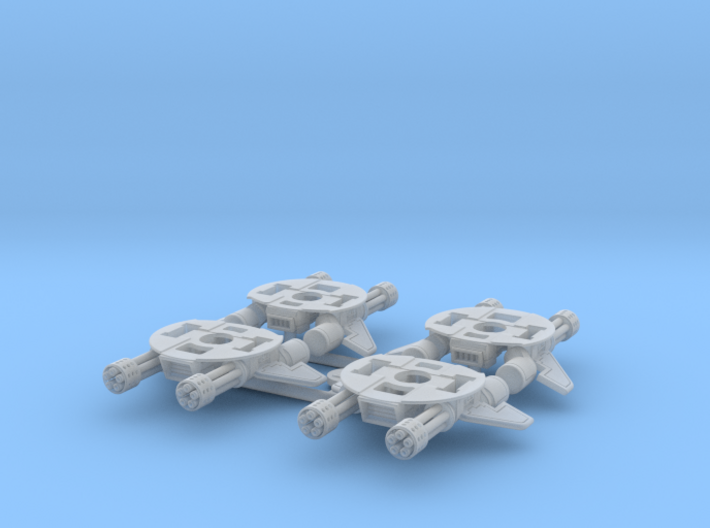 Aerial Robot Accessory, Gatling Base 3d printed