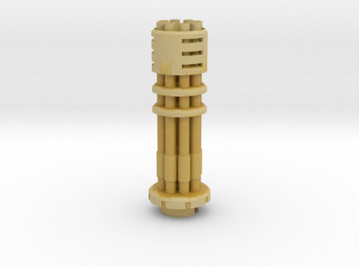 Tsunami Gatling Weapon - Single (Short Barrel) 3d printed 