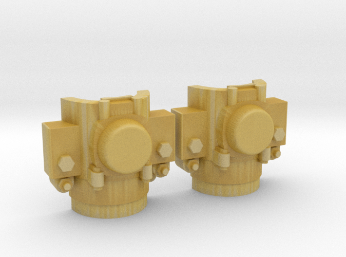 Entex half-cylinders 3d printed 