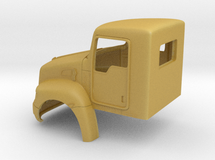 KW T370 Day Cab Light Duty Truck 3d printed