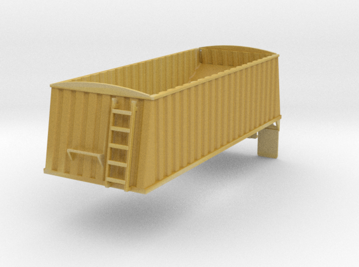 1/64th scale 22' pup Grain trailer body 3d printed