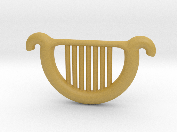 Goddess's Harp 3d printed 