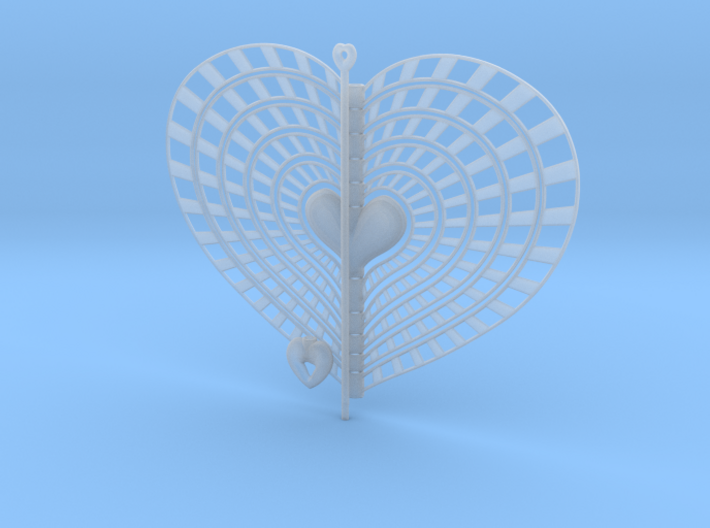 Heart Swap Spinner Rising Sun - 15cm 3d printed