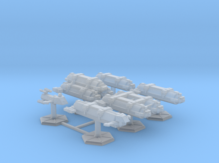 7000 Scale WYN Fleet Auxiliary Ship Collection SRZ 3d printed 