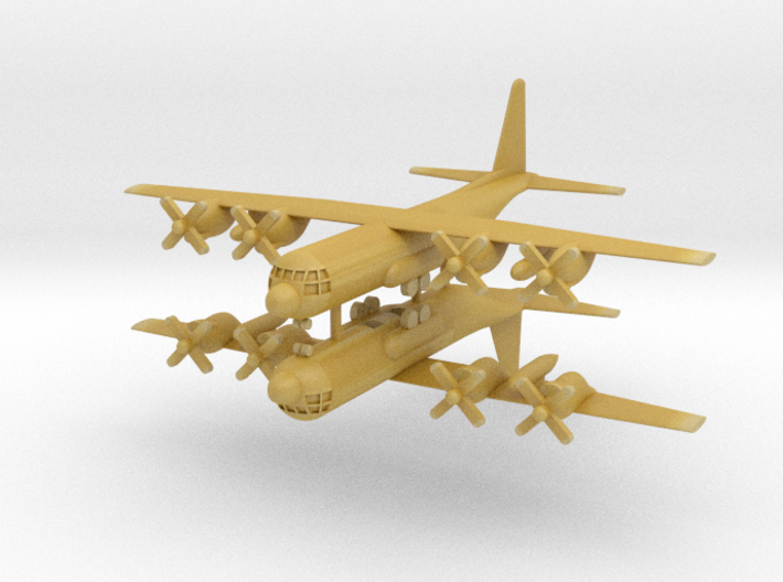 1/700 C-130E Hercules (x2) 3d printed 