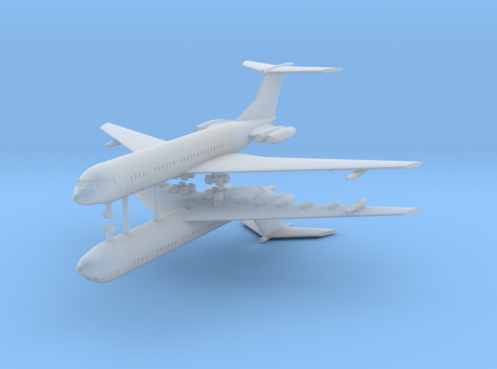 1/700 Vickers VC-10 C1 (x2) 3d printed