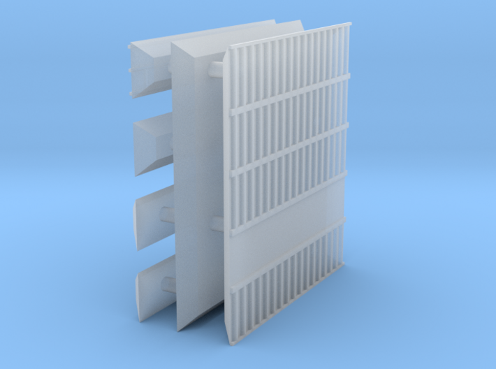 1/600 Shipping Container Stack of 5 3d printed
