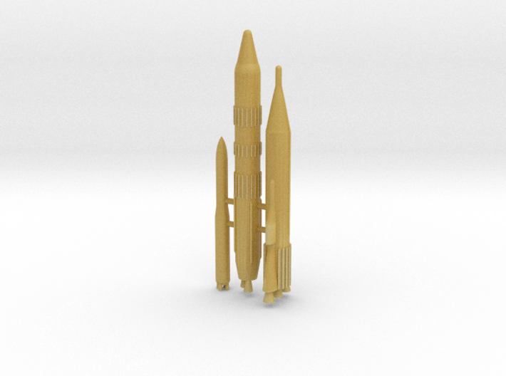 1/285 Atlas, Titan, and Minuteman ICBMs 3d printed 