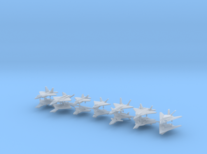 1/350 Stealth Fighter Kit (x14) 3d printed