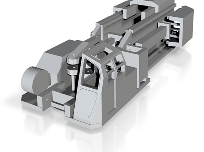 (2/4) - NZ120 60 ton Breakdown Crane - Body 3d printed