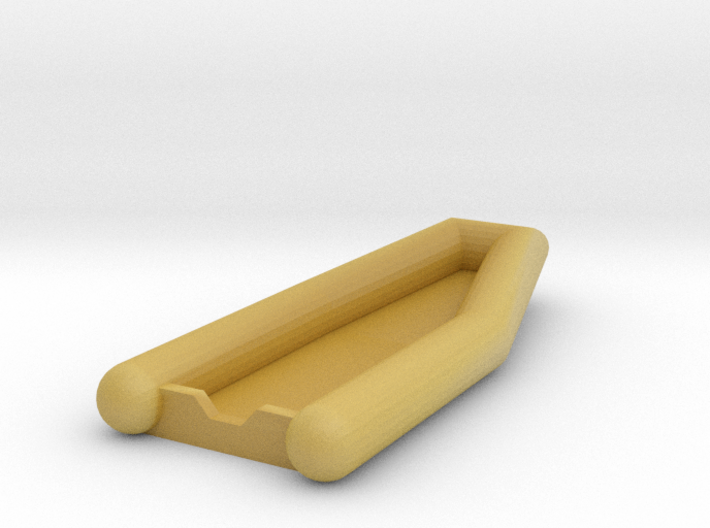 N-Scale Rubber Raft 3d printed