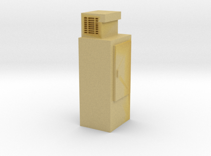 N-Scale Upright Single Door Cooler 3d printed 