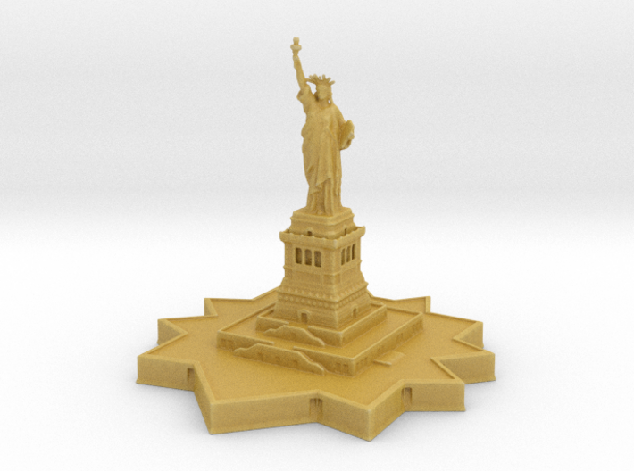 Statue of Liberty 1/1250 3d printed