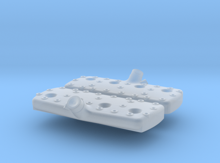 1/43 Flat Head Ford Smooth Heads 3d printed