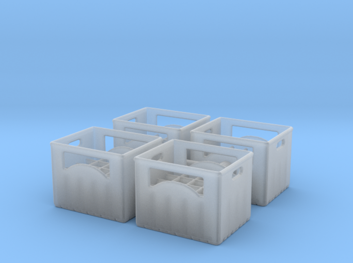 Bottle crate (4 pieces) 1/24 3d printed