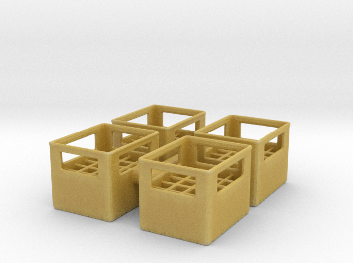 Bottle Crate (4 pieces) 1/56 3d printed 