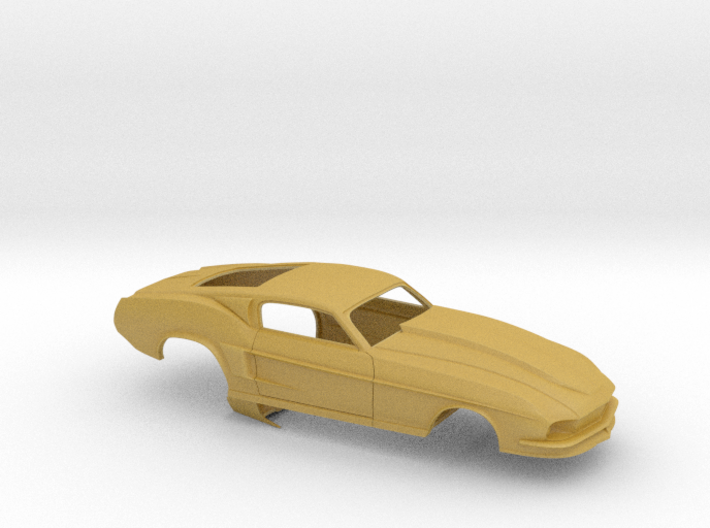 1/43 67 Pro Mod Mustang GT 3d printed