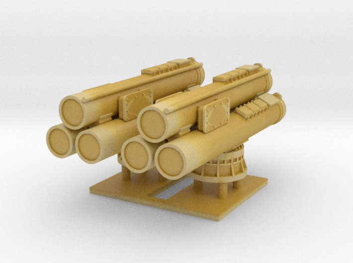 MK32 Torpedo tubes x 2 - 1/192 3d printed 