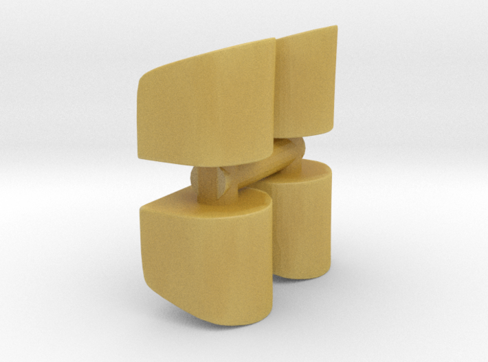 Rounded Chair (x4) 1/72 3d printed