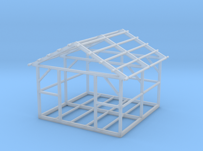 Wooden House Frame 1/144 3d printed