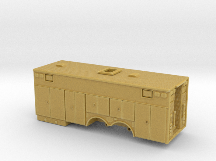 1/87 Heavy Rescue body non-rollup doors 3d printed