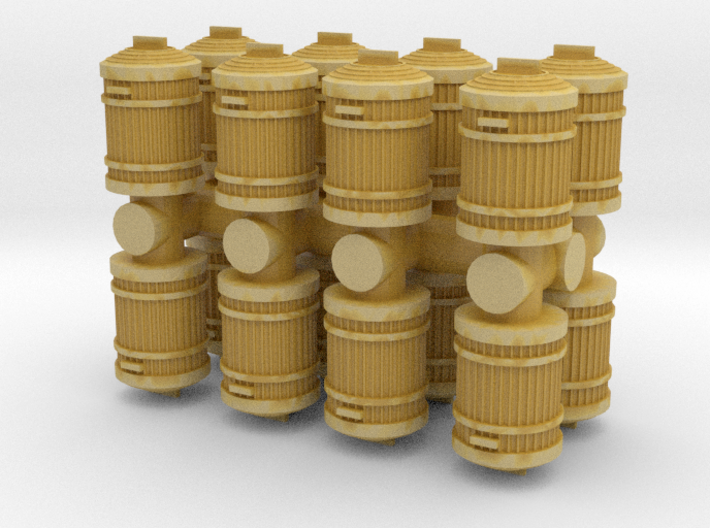 Garbage Can (x16) 1/120 3d printed