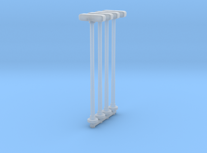 Double Street Lamp (x4) 1/87 3d printed
