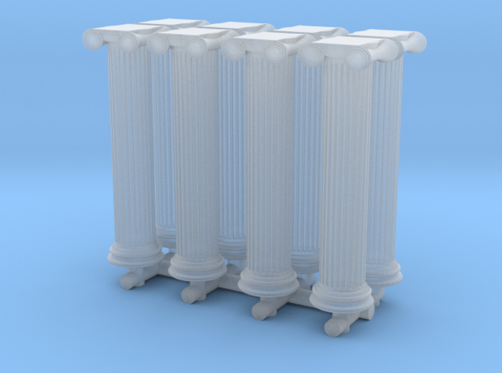 Greek Ionic Column (x8) 1/350 3d printed
