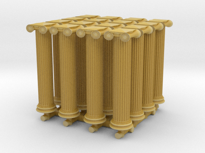 Greek Ionic Column (x16) 1/400 3d printed