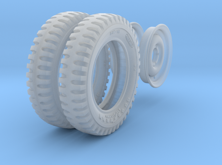 1-24 Tire And Rim 700x16 3d printed