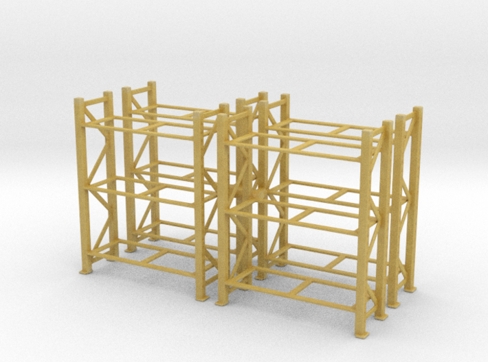 Warehouse Rack (x4) 1/100 3d printed