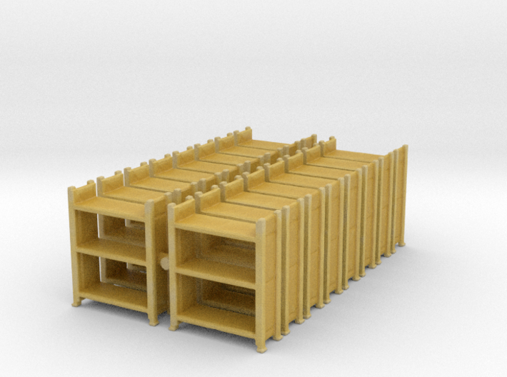Warehouse Rack (x16) 1/400 3d printed