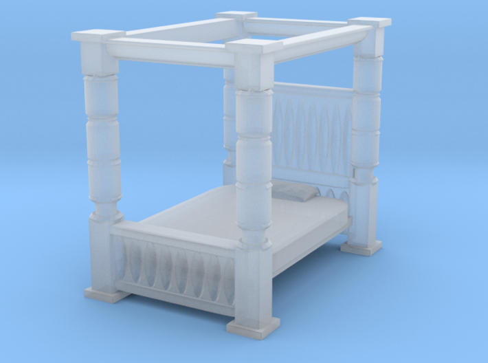 Four Poster Bed 1/48 3d printed
