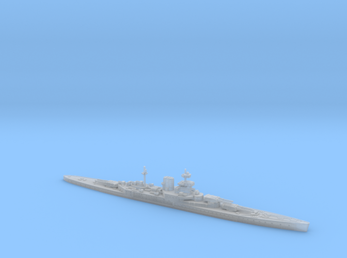HMS Incomparable 1/1250 3d printed