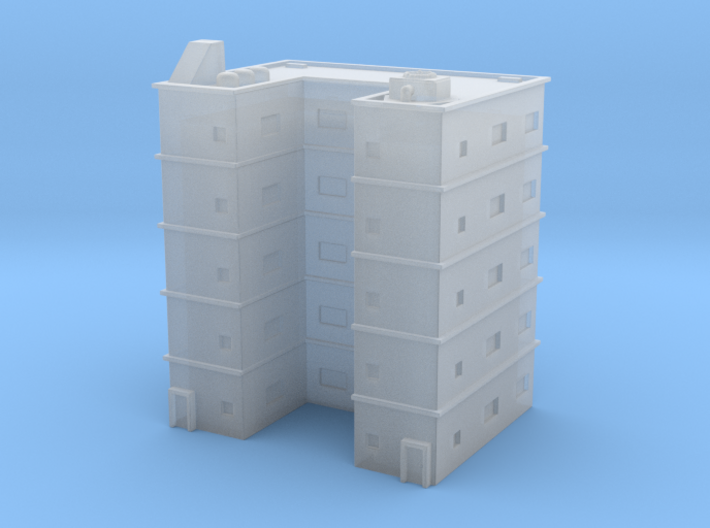 Residential Building 01 1/400 3d printed