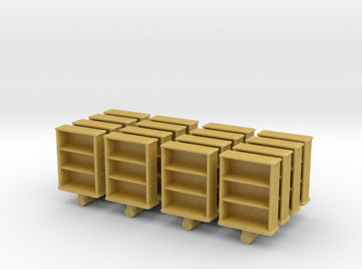 Wooden Bookcase (x16) 1/285 3d printed