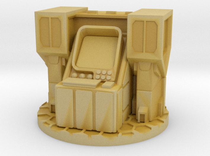 Computer terminal large / wargames objective 3d printed 